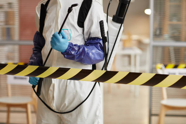 Professional Blood Cleanup technician working in Akron, CO